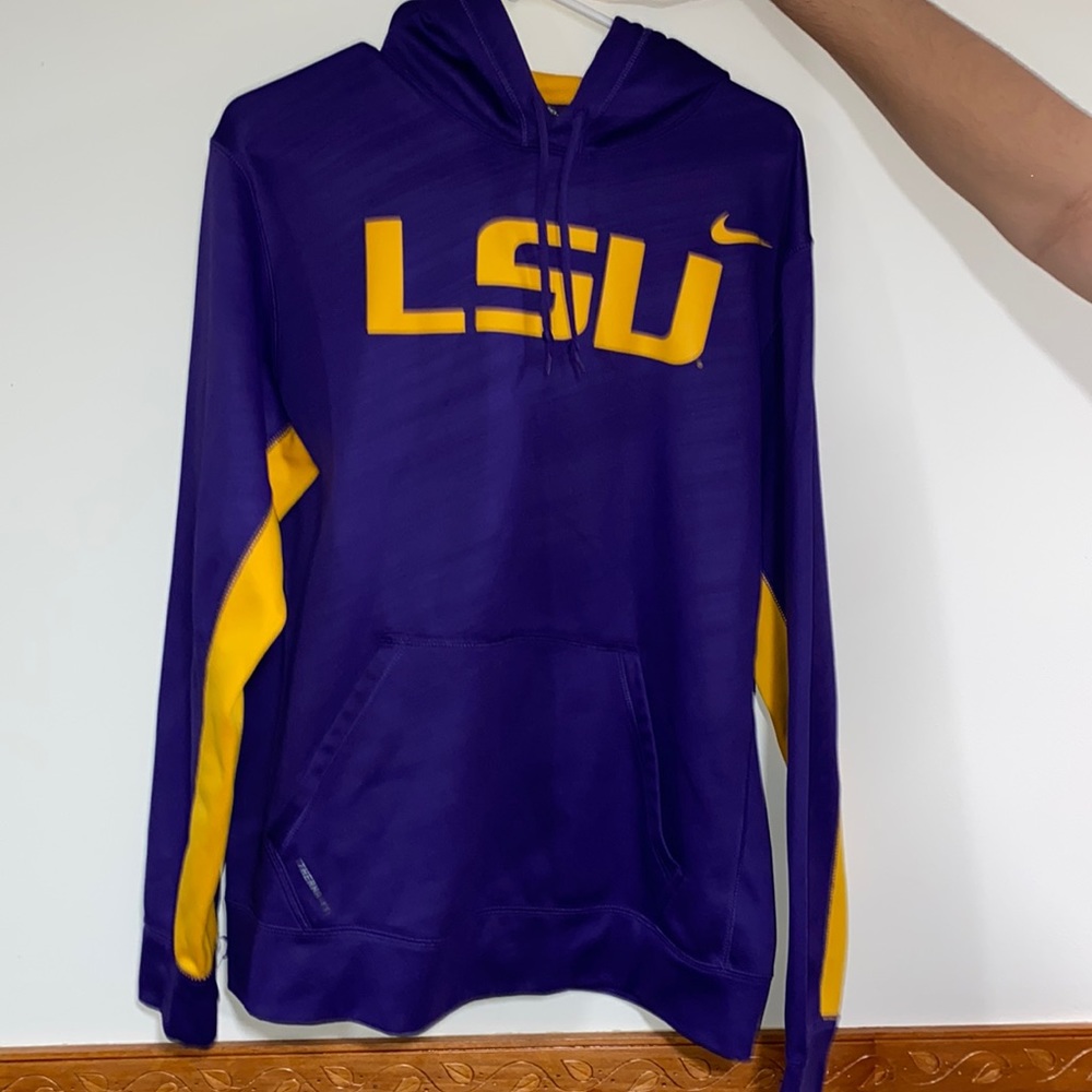 LSU Nike DryFit Hoodie Sweater